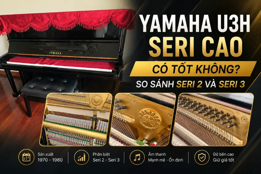 Yamaha U3H Seri Cao Có Tốt Không? So Sánh Seri 2 Và Seri 3